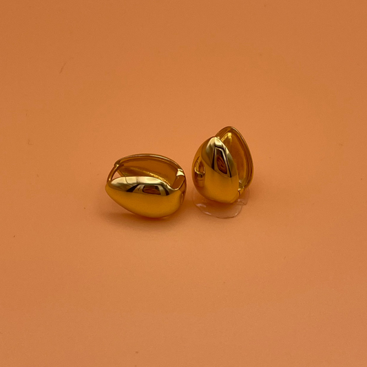 The Millie - Gold Plated teardrop Huggies